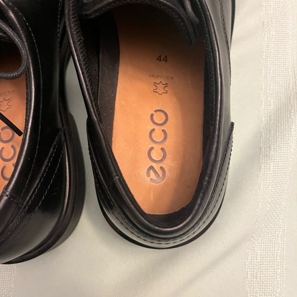 Ecco Black Leather Men\'s Oxfords size EU44 US 10.5 BRAND NEW main image 7